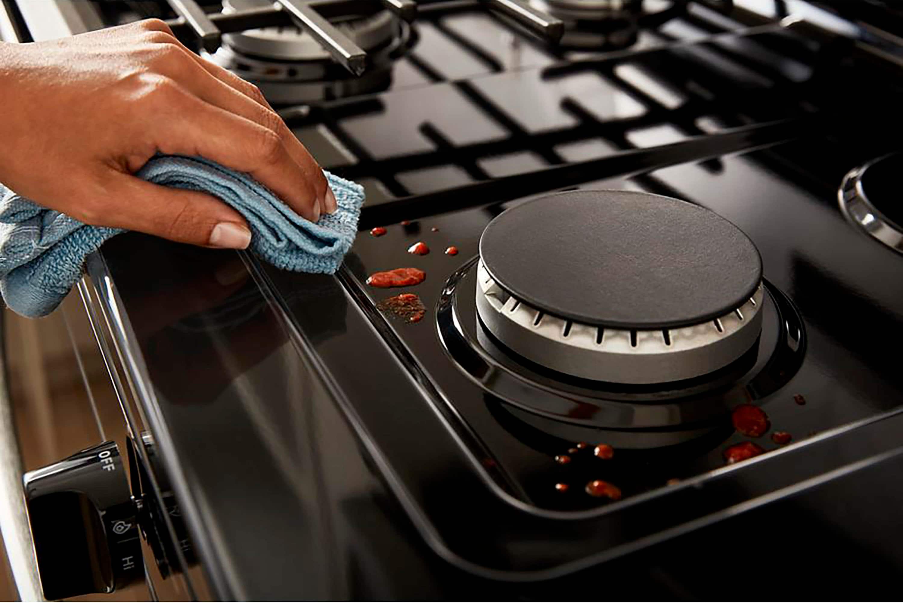 Alt View 18. Whirlpool - 5.1 Cu. Ft. Freestanding Gas Range with Broiler Drawer - Stainless Steel.