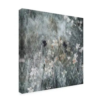 Front. Trademark Fine Art - Ina Bouhuijzen Dance With Joy Canvas Art - 14 x 14 Inches - 14x14 - Multicolor.