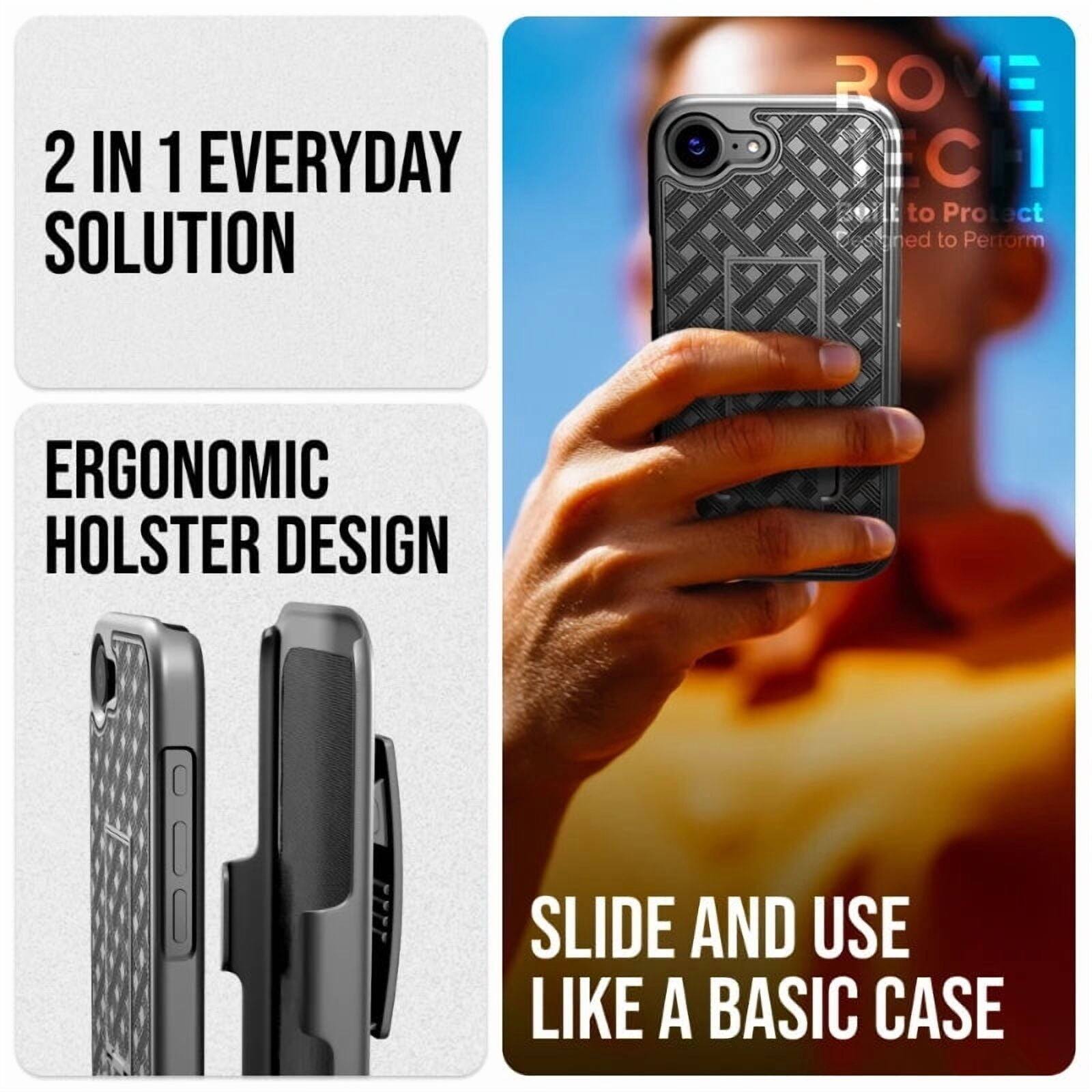 2 IN 1 EVERYDAY SOLUTION

ERGONOMIC HOLSTER DESIGN

SLIDE AND USE LIKE A BASIC CASE