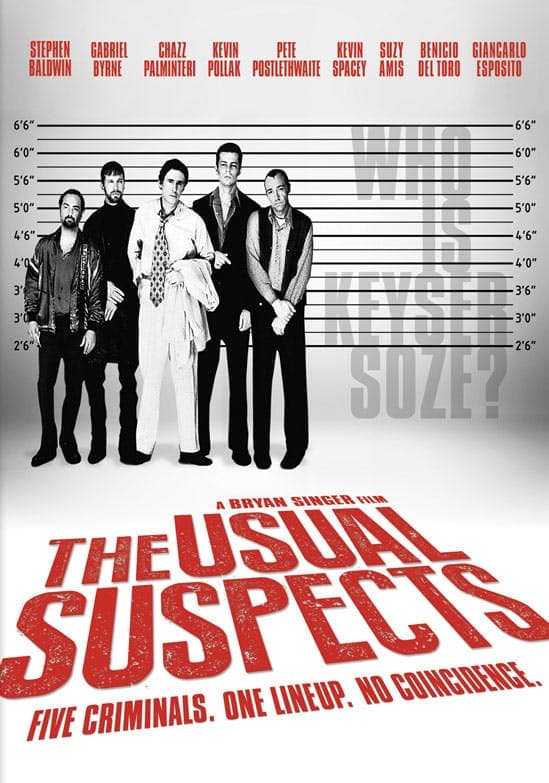 Front. The Usual Suspects (DVD New Box Art) [DVD].