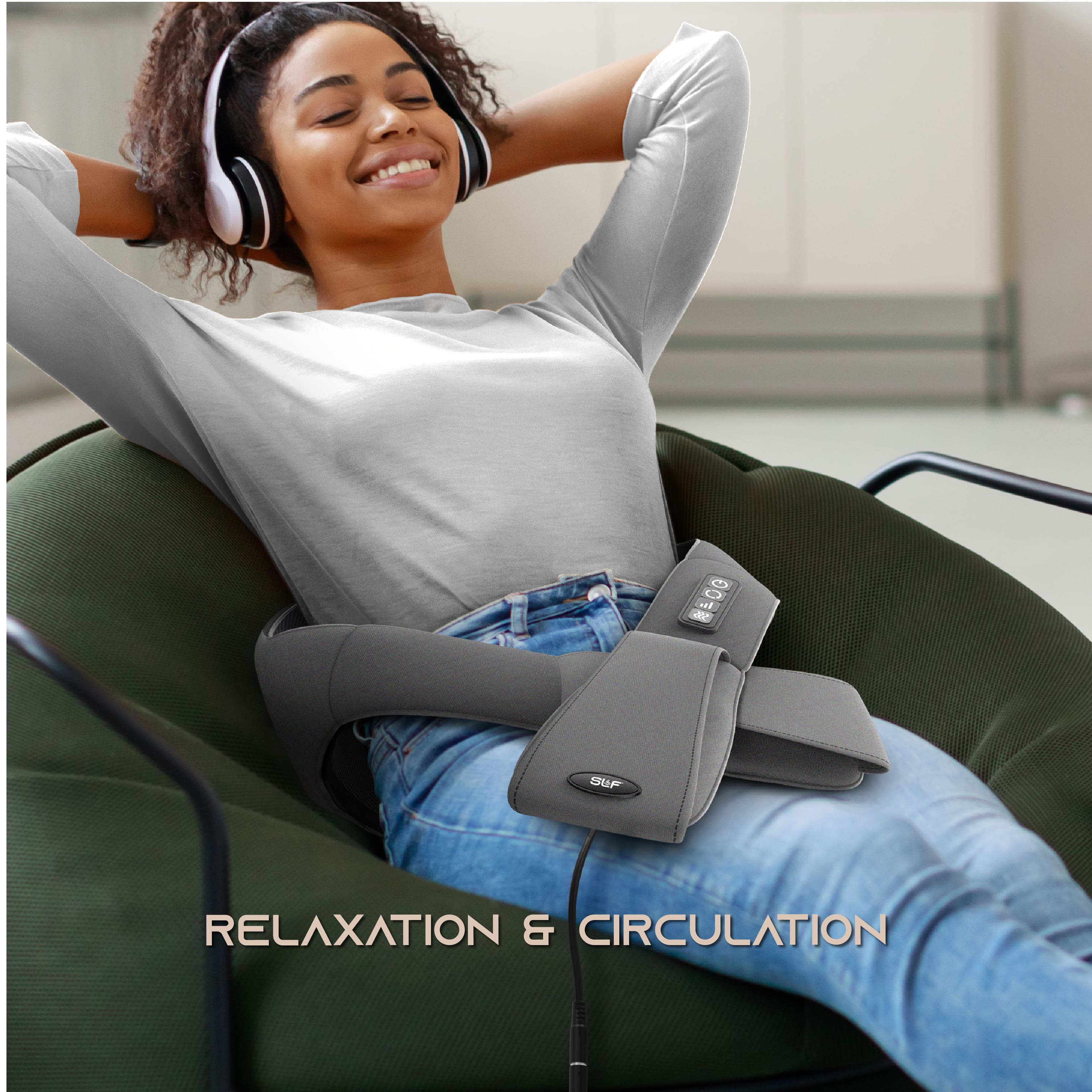 SLF Shoulder Shiatsu Heat Massager – Neck and Shoulders Heated