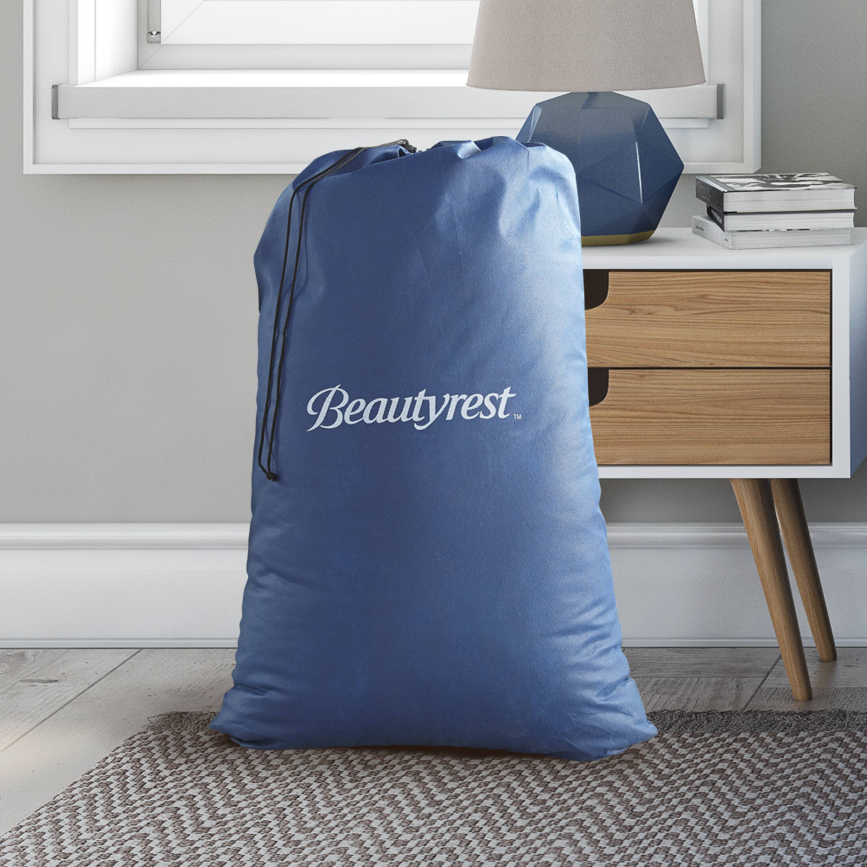 Alt View 4. Beautyrest - 20" Sensair Air Mattress, Built-in Pump, Cooling Top, 750 lb Capacity - Gray/Blue.