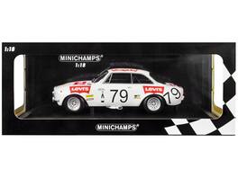 Alfa Romeo 1300 GTA #79 Rubens van Ryn Levi's 24H Spa 1971 Minichamps 1/18 Diecast Limited Edition 300 Worldwide - White