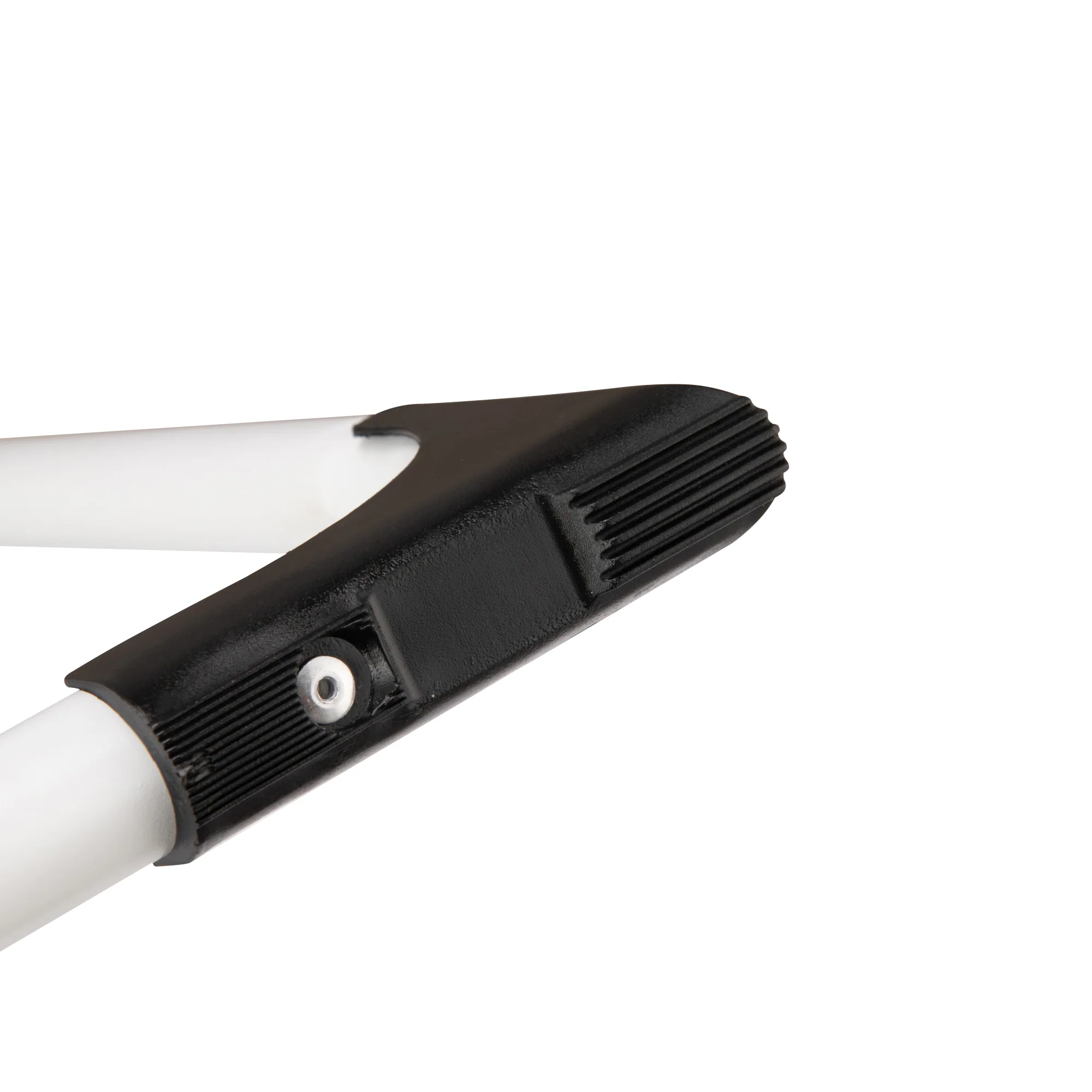 Alt View 8. ELEMENT ACE - Folding Step Stool with Anti-Slip Pedals and Safety Handrails for Household Use - White PU.