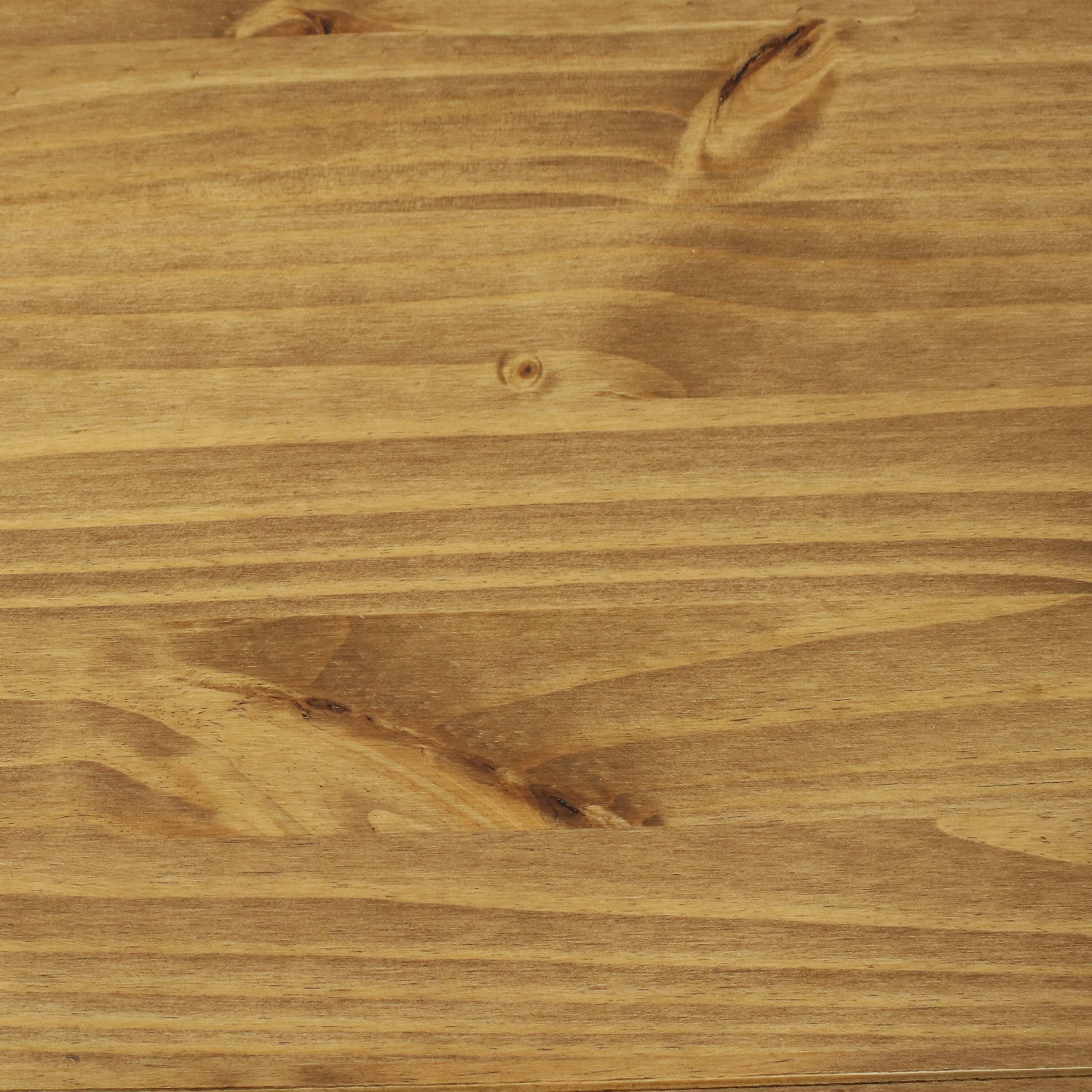 Alt View 10. Sunnydaze - Solid Pine Trunk with Handles - 39.5" W - Gray.