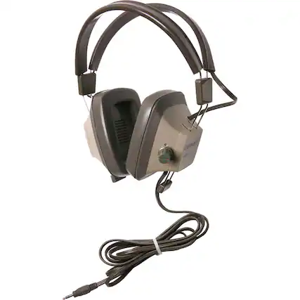Front. Califone - Califone Headset W/3.5mm Plug, Replaceable Cord - Stereo - Mini-phone (3.5mm) - Wired - 65 Ohm - 20 Hz to 17 kHz - Light Gray,Beige.
