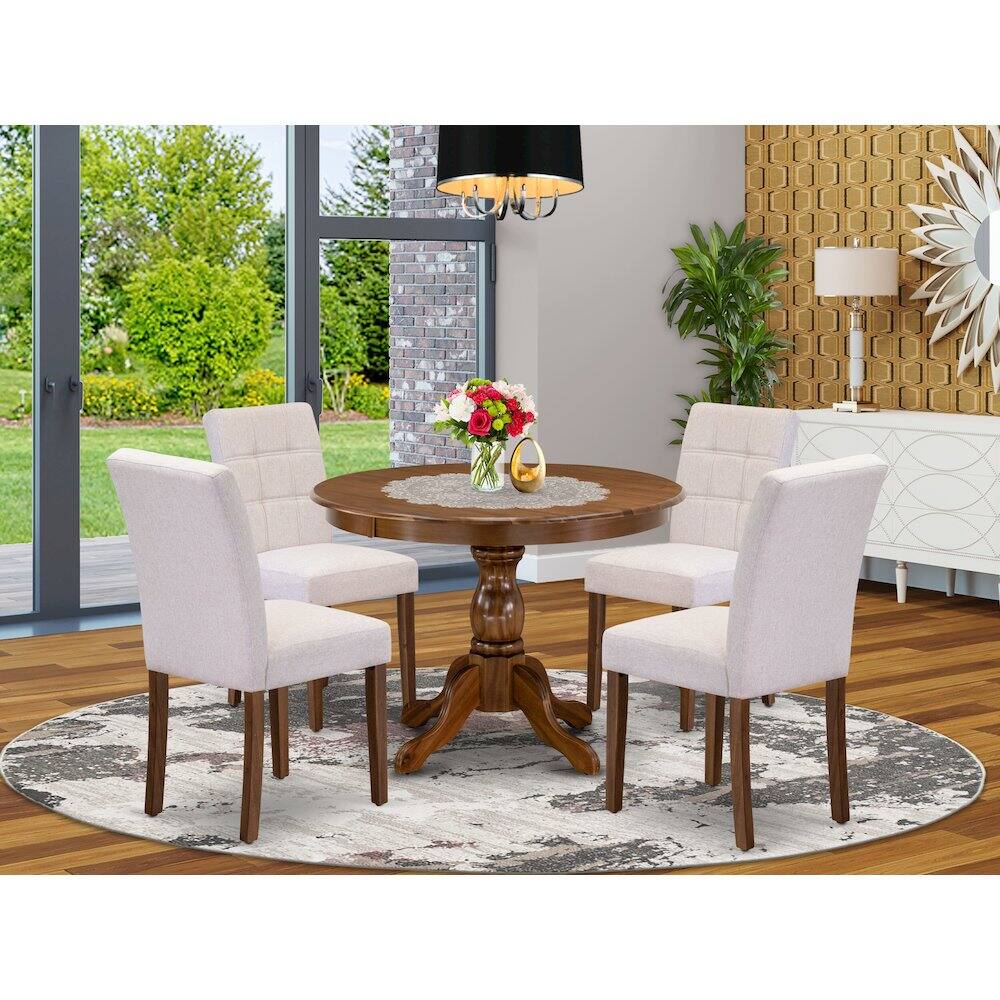 Alt View 8. East West Furniture - 5 Piece Kitchen Table Set - Brown.