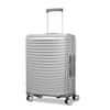 Front. Samsonite - Framelock Max Carry On Spinner Suitcase - Glacial Silver.