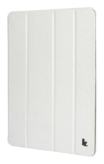 Front. JISONCASE - Executive Smart Cover Case for Apple® iPad® 2, iPad 3rd Generation and iPad with Retina - White.