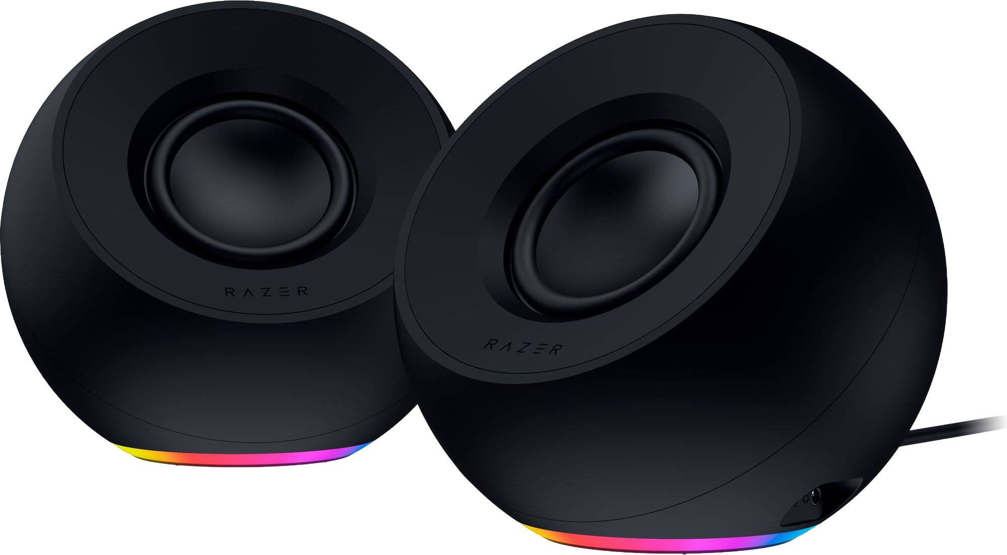 Razer Mako X 2.0 RGB Desktop Speakers with Chroma RGB Underglow and 7.1 ...