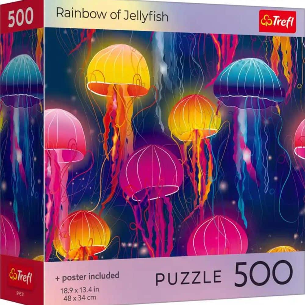 Trefl - 500 Piece Puzzle - Rainbow of Jellyfish price history on PriceWatchPro