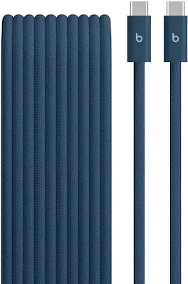 Beats - 10' 240W USB-C to USB-C Braided Cable - Nitro Navy