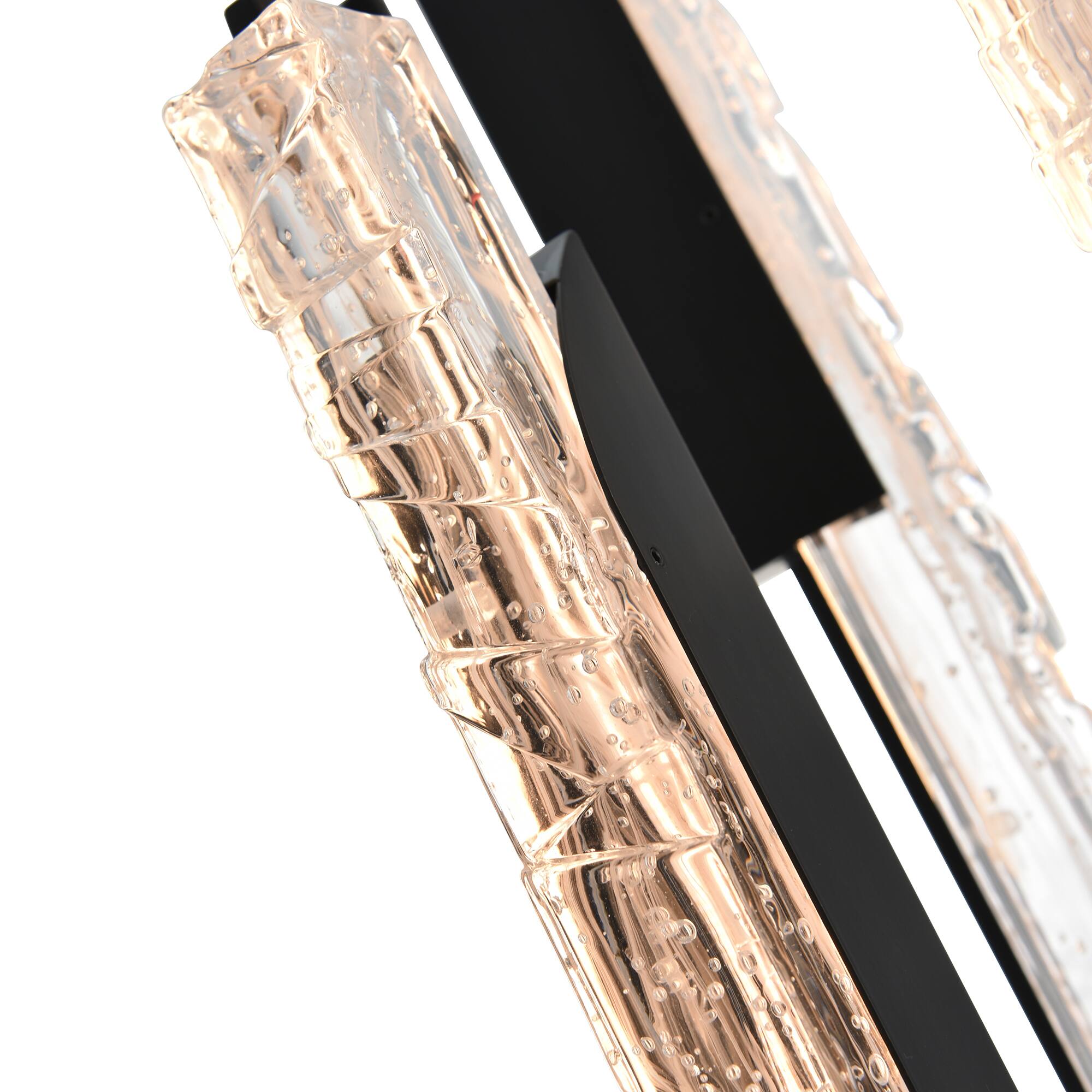 Alt View 1. CWI Lighting - Valira Integrated LED Black Mini Pendant - Black.