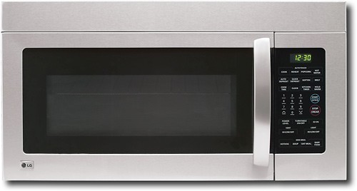  LG - 1.6 Cu. Ft. Over-the-Range Microwave - Stainless-Steel