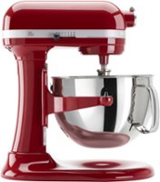 KitchenAid - KP26M1XER Professional 600 Series Stand Mixer - Empire Red - Angle_Zoom