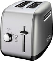 KitchenAid - KMT2115CU 2-Slice Wide-Slot Toaster - Contour Silver - Front_Zoom