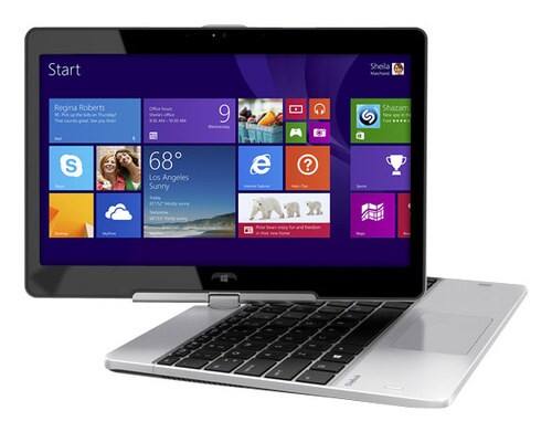 Front Standard. HP - 2-in-1 11.6" Touch-Screen Laptop - Intel Core i5 - 4GB Memory - 128GB Solid State Drive.