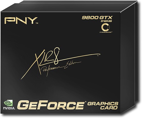 PNY NVIDIA GeForce 9800 GTX OC 512MB 