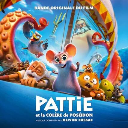 BANDE ORIGINALE DU FILM
PATTIE
et la COLÈRE de POSEIDON
MUSIQUE COMPOSÉE PAR OLIVIER CUSSAC