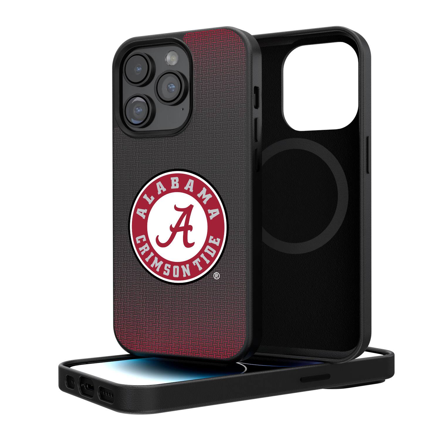 Keyscaper - NCAA - Alabama Crimson Tide Linen Logo iPhone Magnetic Bump Case - 15 - Black price history on PriceWatchPro