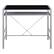 Front. OSP Home Furnishings - Zephyr Computer Desk - Black/Silver.