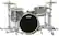 Front Standard. PDP - Platinum Series 4-Piece Drum Set - Black Oyster Sparkle.