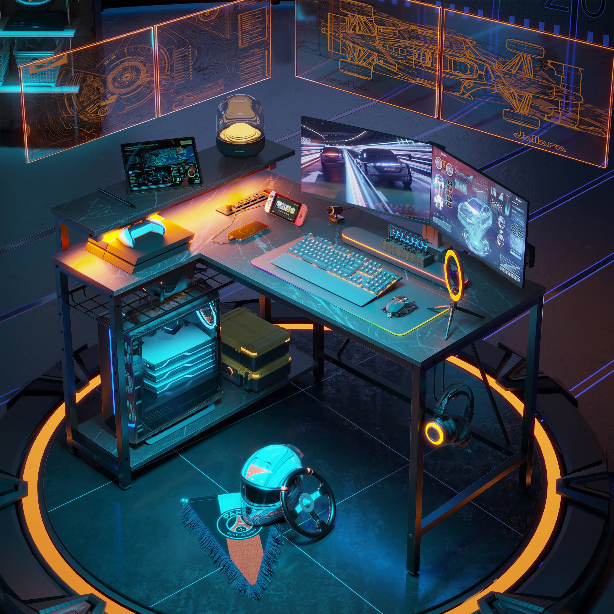 1. A computer desk with a keyboard, mouse, and laptop.
2. A computer monitor with a keyboard and mouse in front of it.
3. A computer with a keyboard and mouse on a desk.
4. A computer with a keyboard and mouse on a desk.
5. A computer with a keyboard and mouse on a desk.