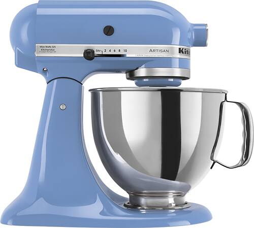 KitchenAid - Artisan Series Tilt-Head Stand Mixer - Cornflower Blue - Angle