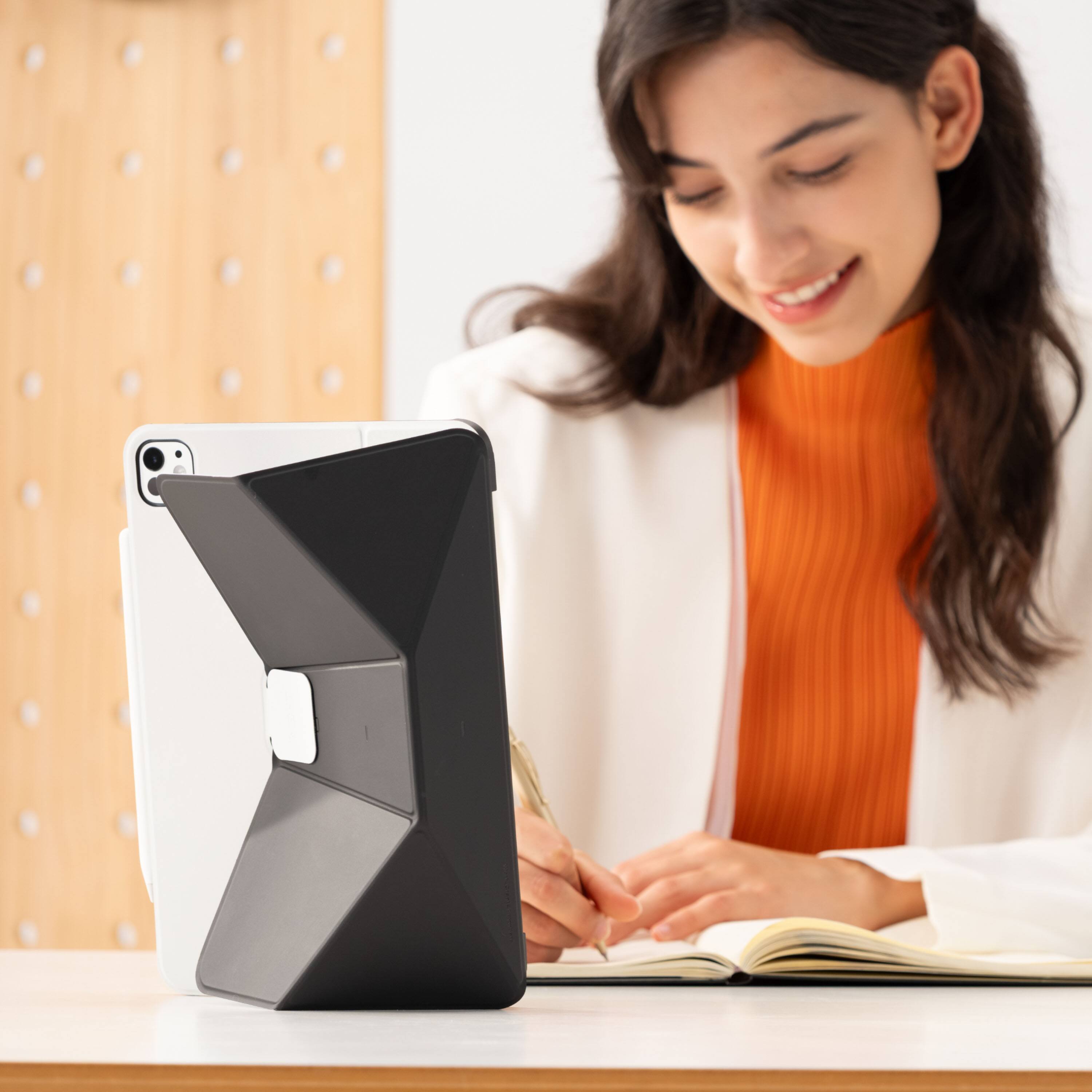 Alt View 2. MOFT - Dynamic Folio Case for Apple iPad A16 & A14 - Black.