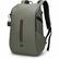 Alt View 39. Swissdigital Design - LAMONE L LED TSA-Friendly Water-Resistant Backpack With USB Charging Port RFID Protection and Fits Up to 16″ Laptop - Dark Green.
