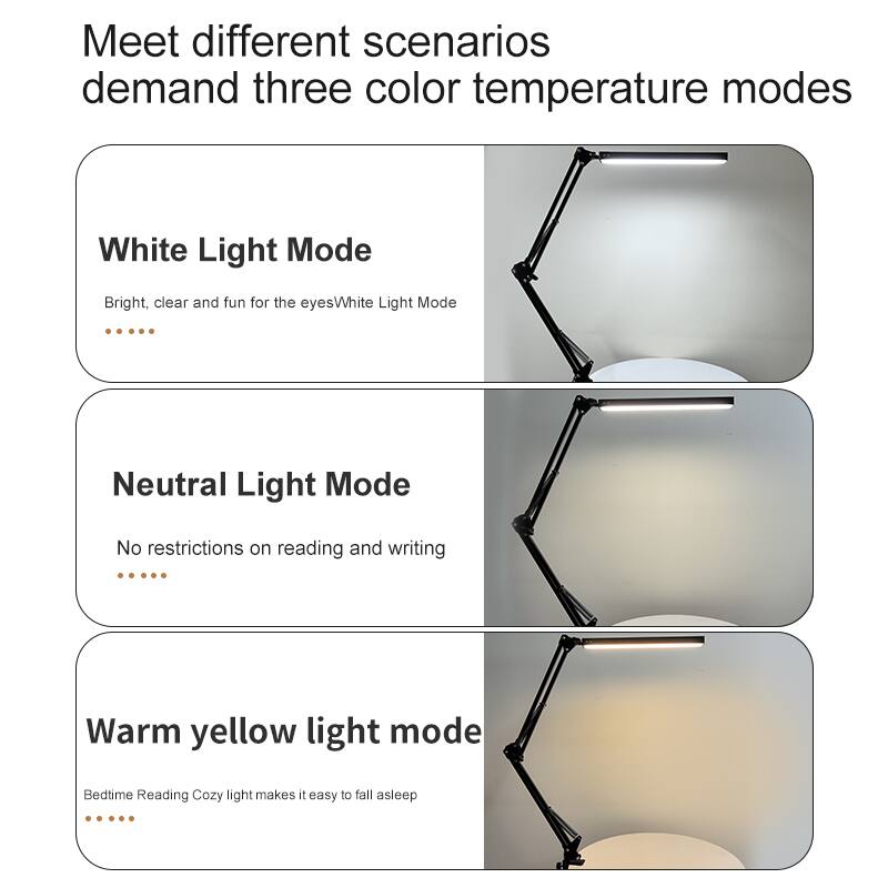 Meet different scenarios demand three color temperature modes

**White Light Mode**  
Bright, clear and fun for the eyes

**Neutral Light Mode**  
No restrictions on reading and writing

**Warm yellow light mode**  
Bedtime Reading  
Cozy light makes it easy to fall asleep