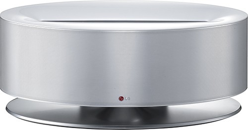  LG - 2.0-Ch. Speaker with Dual Dock for Select Apple® and Android Devices - Silver