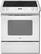 Front Standard. Whirlpool - 30" Self-Cleaning Slide-In Electric Range - White-on-White.