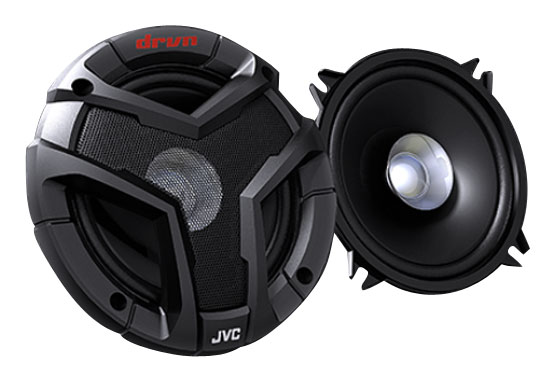 Best Buy: JVC DRVN Car Speakers with Carbon Mica Woofer Cones (Pair) Black/Red CSV518