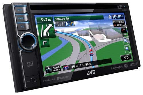Front Standard. JVC - 6.1" - Built-In GPS - CD/DVD - Built-In Bluetooth - Apple® iPod®-Ready - In-Dash Deck.