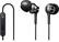 Front Standard. Sony - Earbud Headphones - Black.