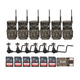 Stealth Cam - Revolver Pro 2.0 40MP 360 Degree Cellular Camera (Brown) Bundle