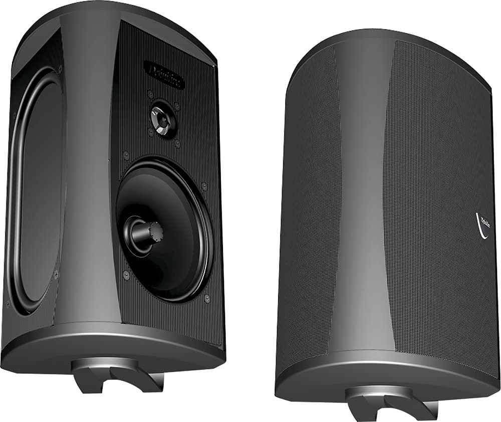 Front. Definitive Technology - 6-1/2" Indoor/Outdoor Speaker (Each) - Black.