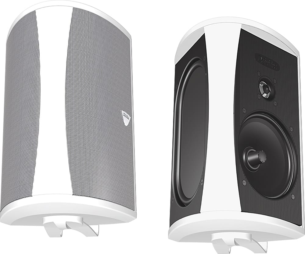 Front. Definitive Technology - 6-1/2" Indoor/Outdoor Speaker (Each) - White.