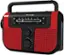 Angle. WeatherX - AM/FM Weather-Band Radio - Red.