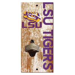 Fan Creations - LSU Tigers Distressed Bottle Opener - Multicolor