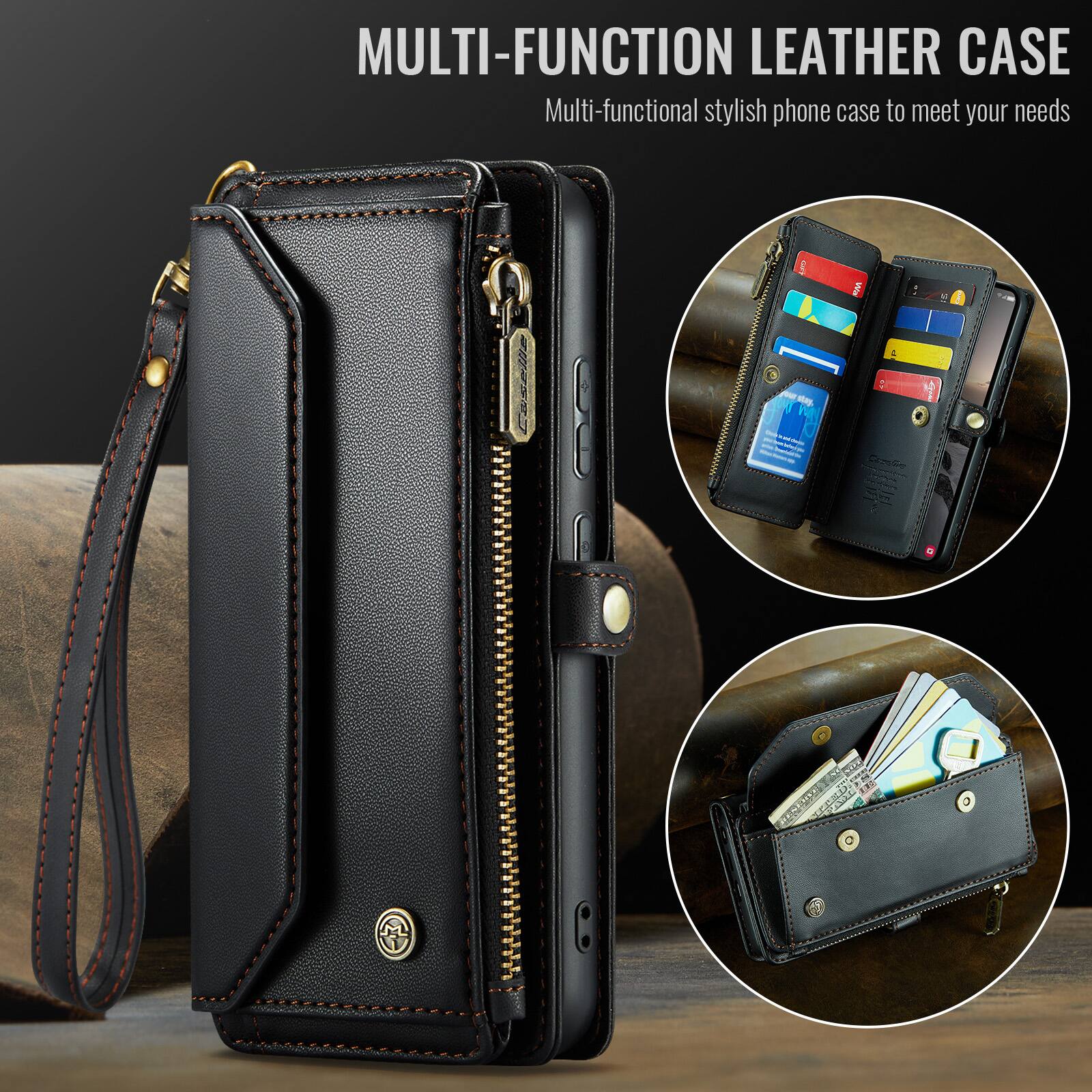 MULTI-FUNCTION LEATHER CASE  
Multi-functional stylish phone case to meet your needs