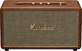 Marshall - Stanmore III Bluetooth Home Speaker with Bass / Treble / Volume Controls and 3.5 mm Auxiliary / RCA Inputs - Brown