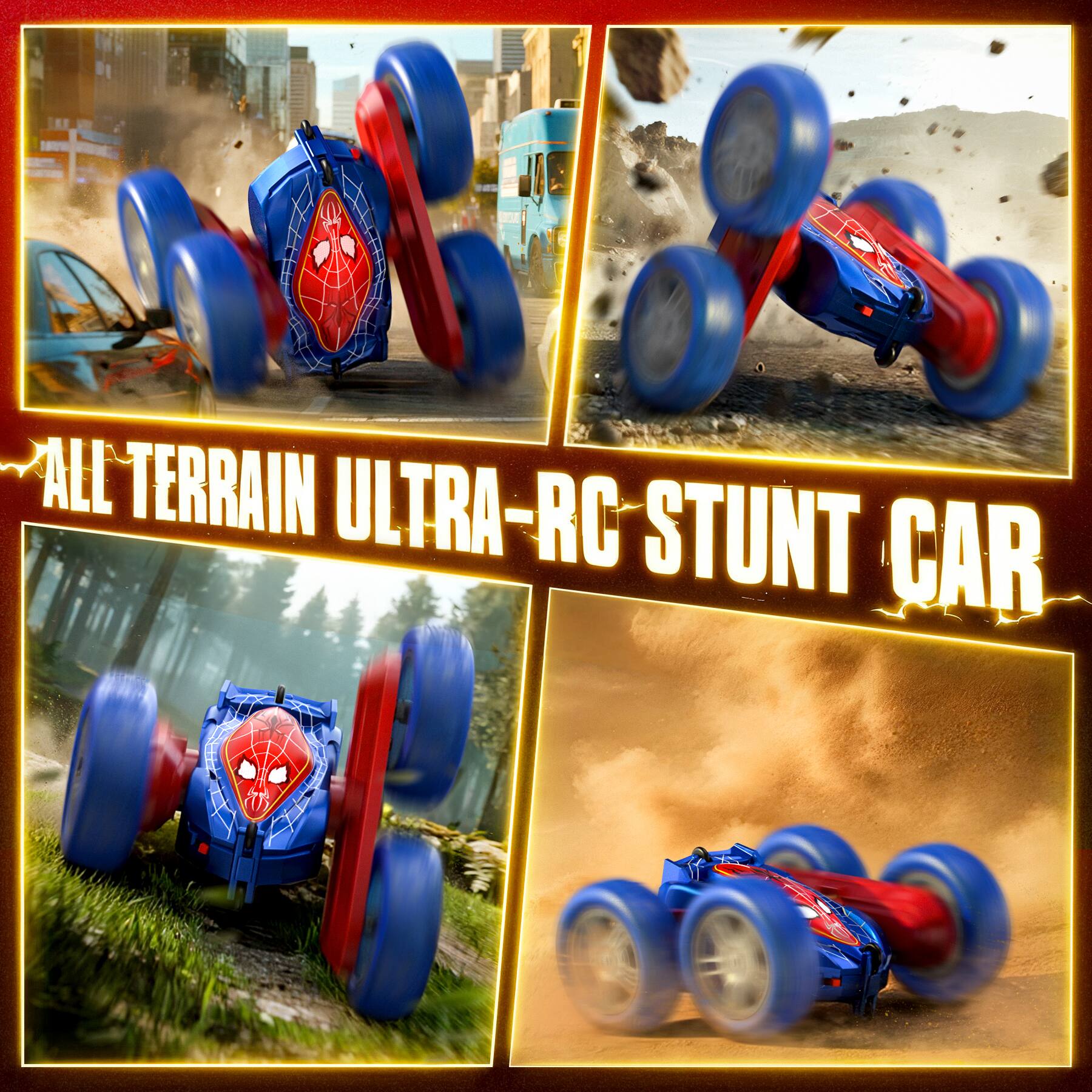 ALL TERRAIN ULTRA-RC STUNT CAR