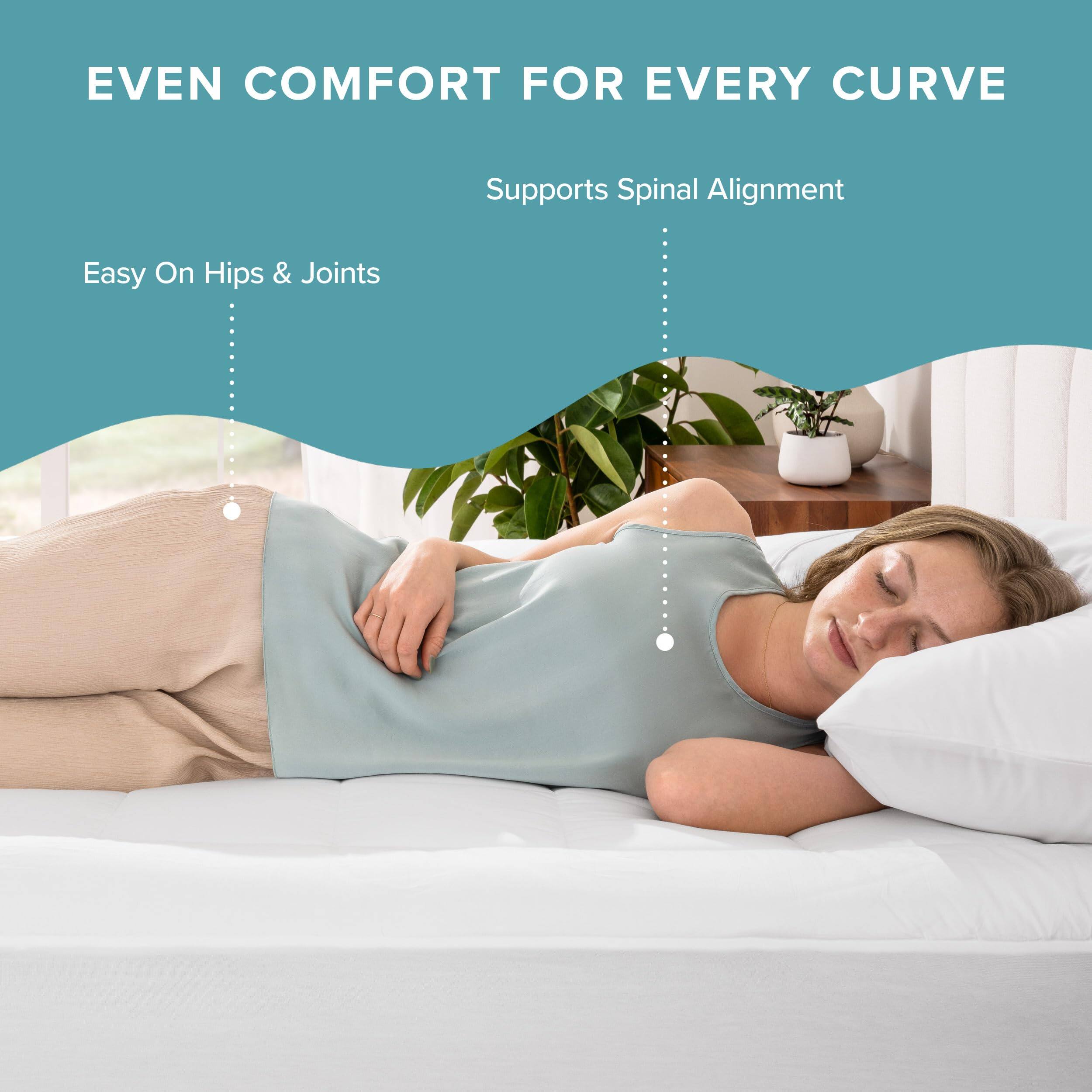 EVEN COMFORT FOR EVERY CURVE

Supports Spinal Alignment

Easy On Hips & Joints
