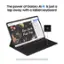 The power of Galaxy Al is just a tap away with a tablet keyboard. New York Food Trip is a featured app on the tablet. The tablet is connected to a keyboard, which is available as a separate purchase. Galaxy Al features by Samsung will be provided for free until the end of 2025 on supported Samsung Galaxy devices.