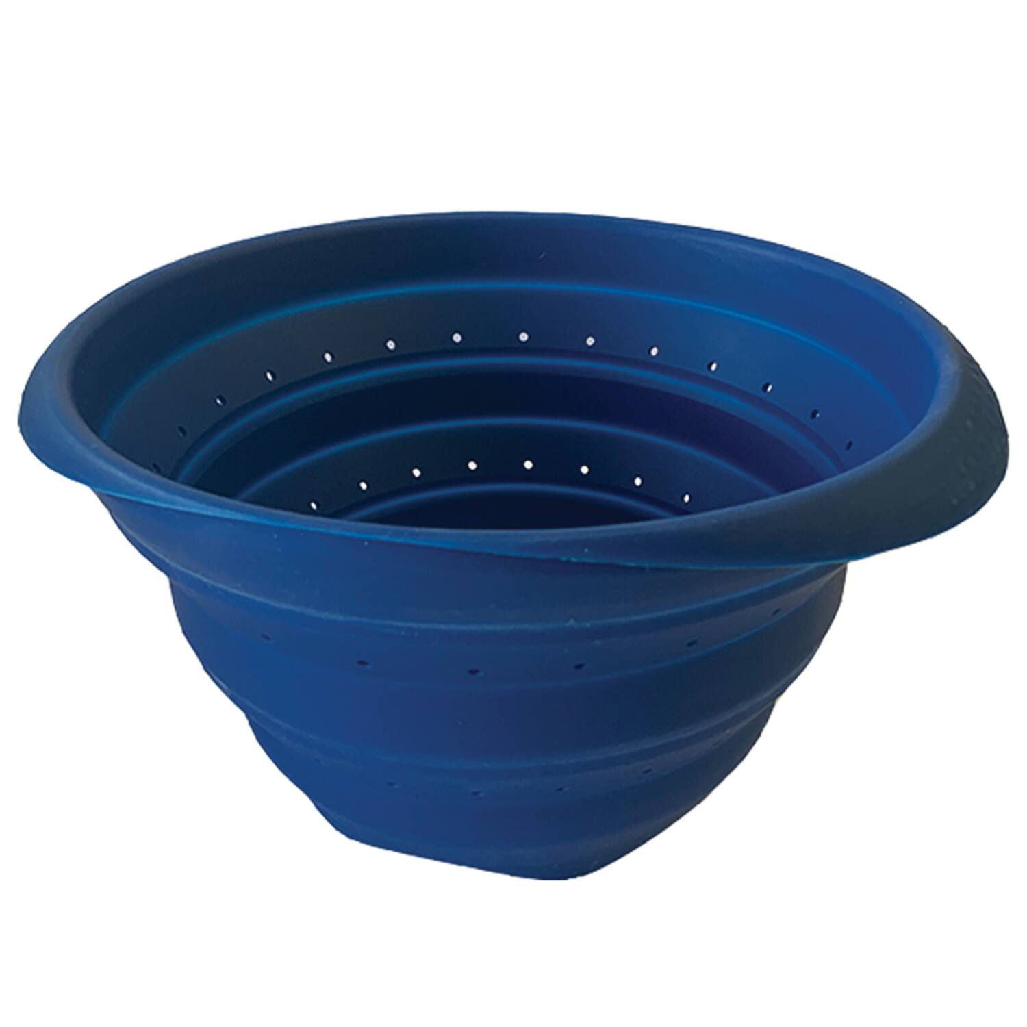 Front. Better Houseware - Better Houseware 732/b 4-qt. Collapsible Silicone Colander (blue) - blue.