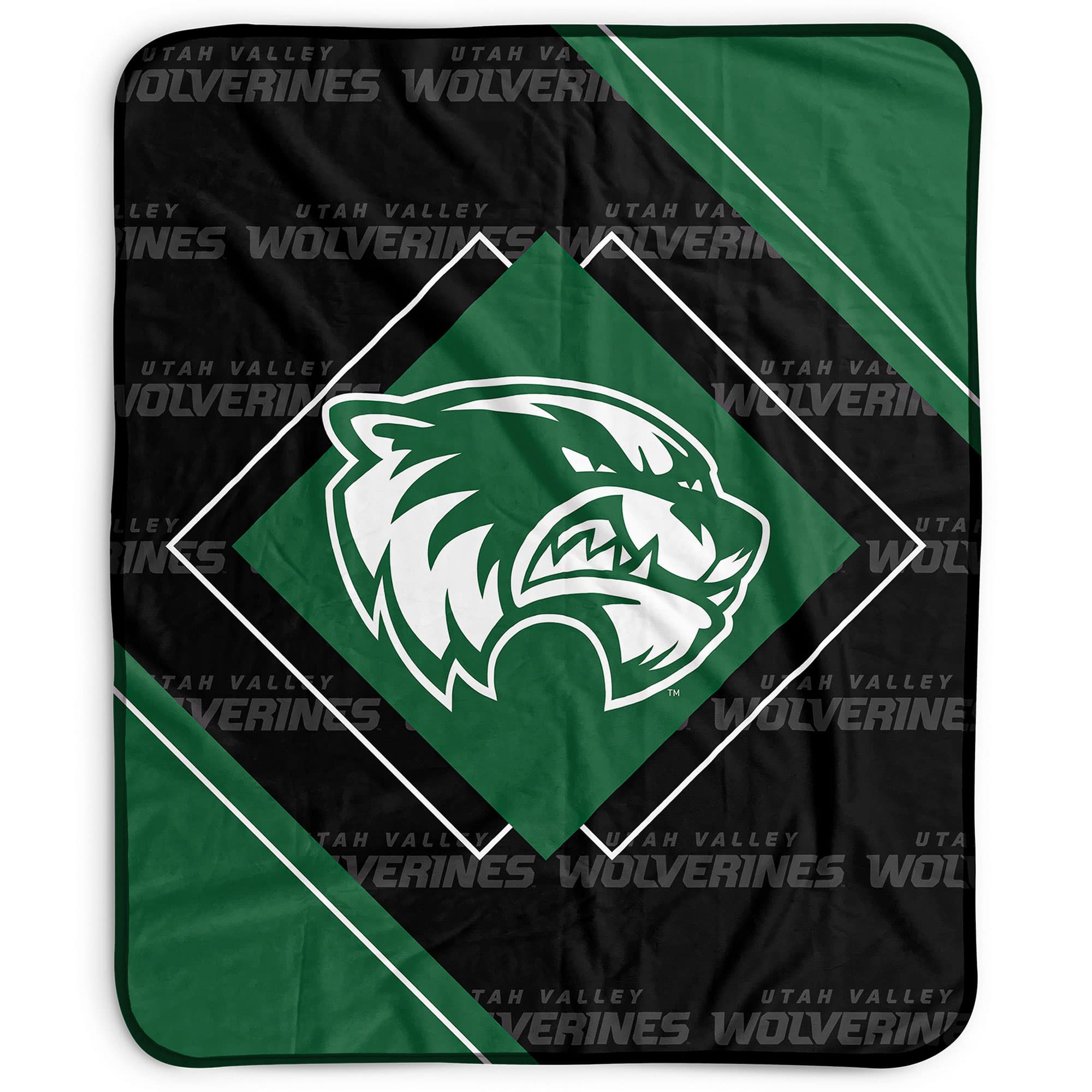 Pegasus - Utah Valley Wolverines 50" x 60" Diamond Logo Fleece Blanket - Multicolor
