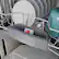 Alt View 27. Bosch - 300 Series 24" Front Control Smart Built-In Stainless Steel Tub Dishwasher with 3rd Rack, 46 dBA - White.