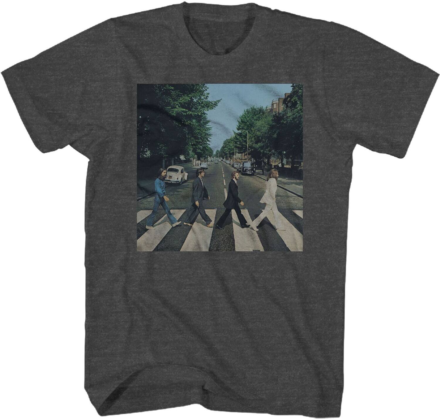 Front. PopMarket - The Beatles - Beatles - Abbey Road T-Shirt - XL Charcoal 2061100506   - APPAREL - Multicolor.